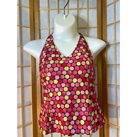 It Figures Sz 16 Polka Dot Tankini Top - Picture 8 of 11